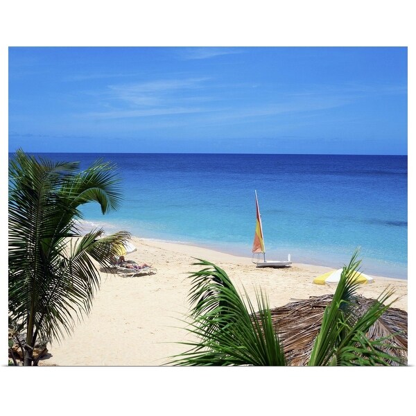 "Tropical beach" Poster Print - Overstock - 16480333